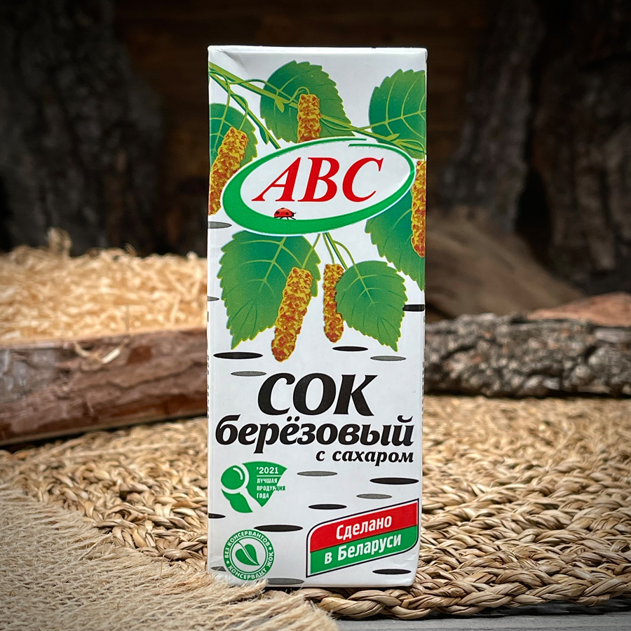 Березовый сок с сахаром "АВС"