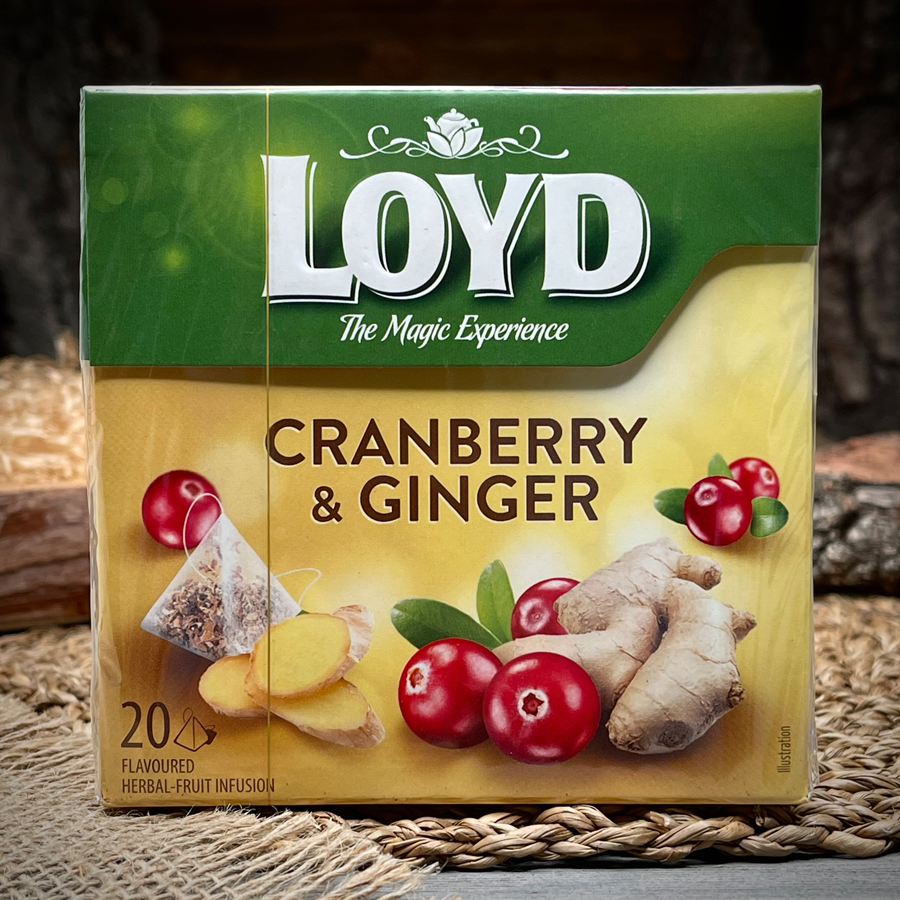 Чай с клюквой и имбирем "Loyd"