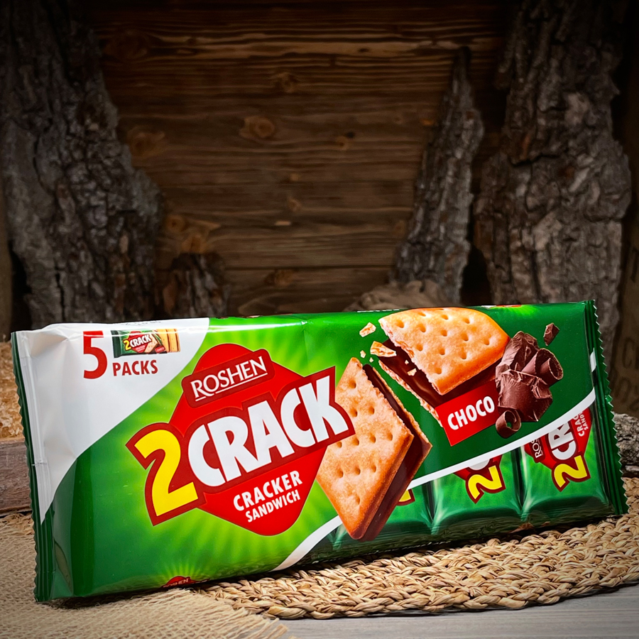 Печенье-сэндвич с какао "2crack Roshen"