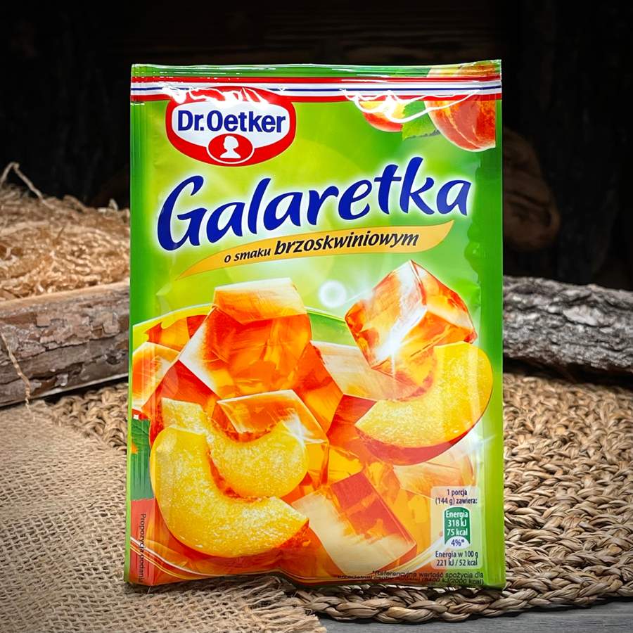 Желе со вкусом персика "Dr. Oetker"