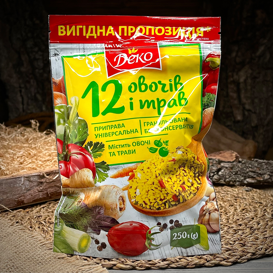 Приправа 12 овощей и трав "Deko"