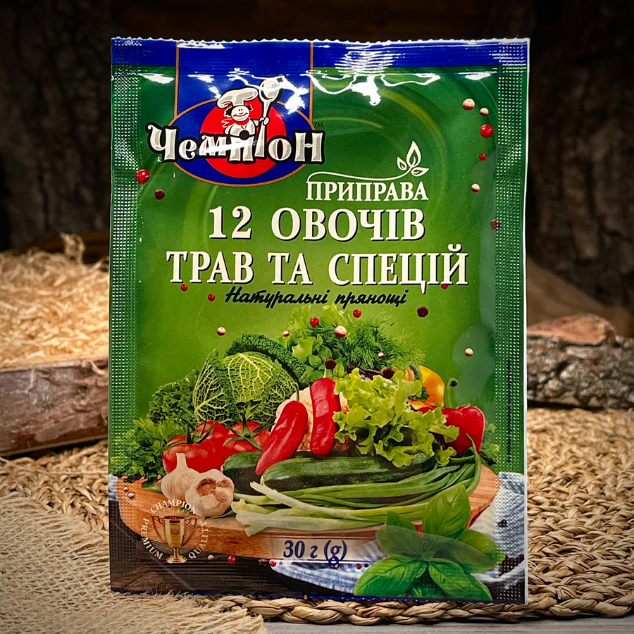 Приправа из 12 овощей, трав и специй "Чемпион"