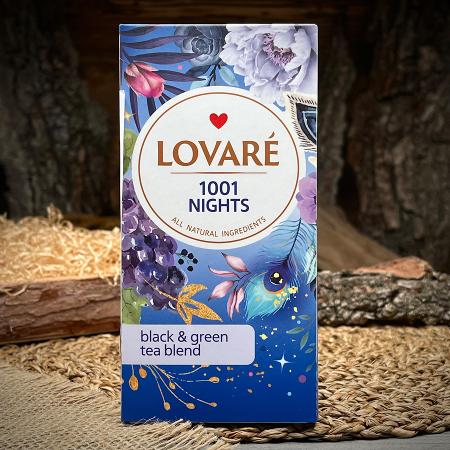 Чай черный и зеленый "1001 nights Lovare"
