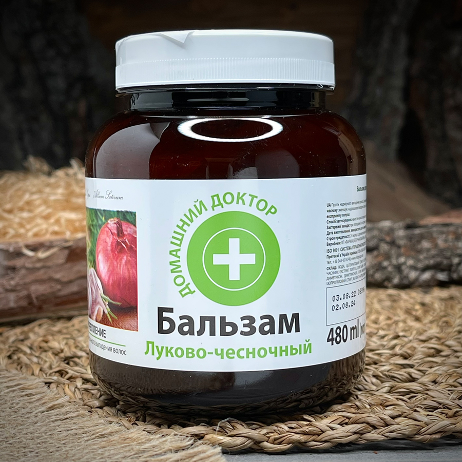 Бальзам для волос луково-чесночный "Домашний доктор"