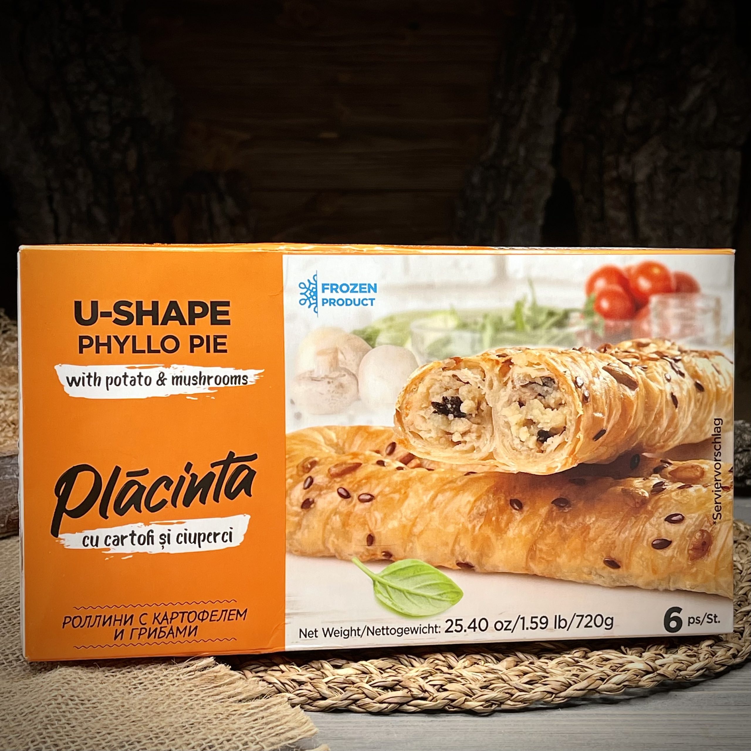Роллини с картофелем и грибами "U-shape"