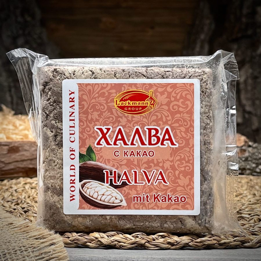 Халва подсолнечная с какао "Lackmann"