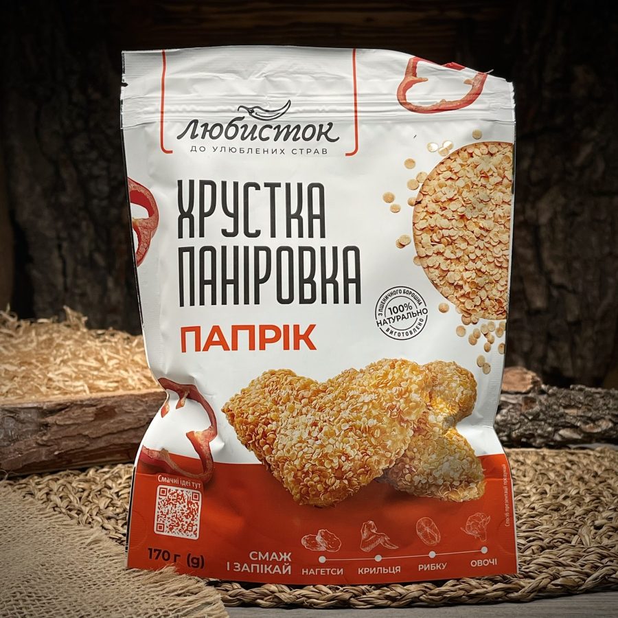 Панировочные сухари со вкусом паприки "Любисток"