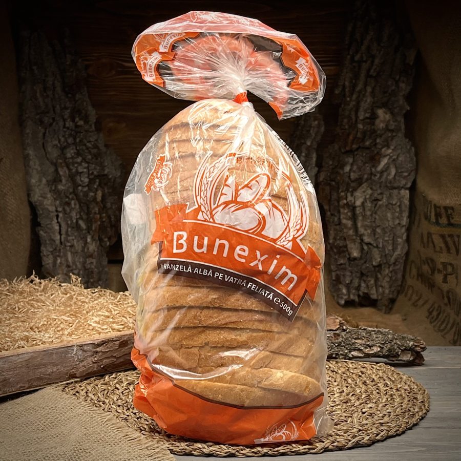 Белый нарезной хлеб "Bunexim"