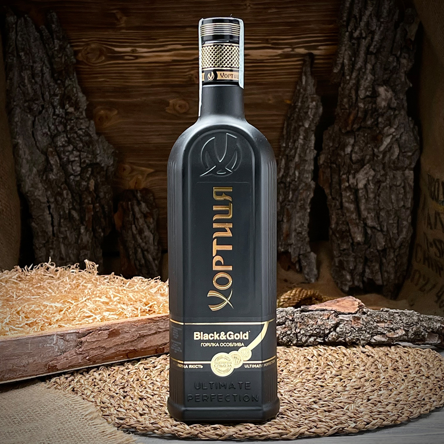 Водка Black and Gold "Хортиця"