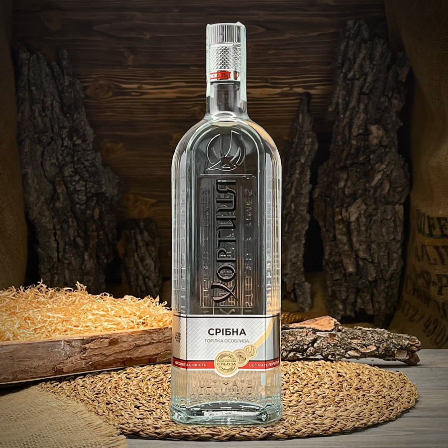 Водка серебряная "Хортиця"