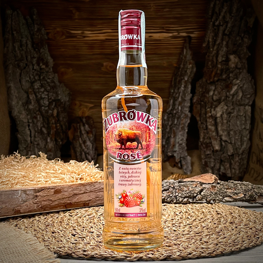 Ликер с экстрактом дикой розы "Zubrowka"