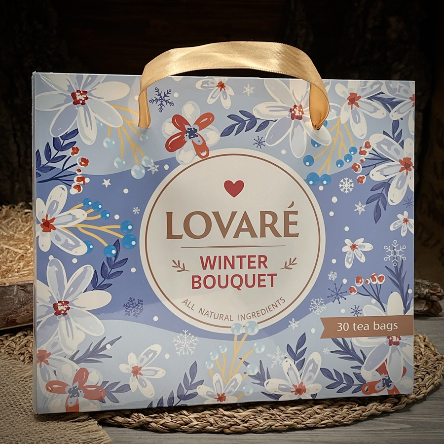 Набор черного и зеленого чая Winter Bouquet Lovare