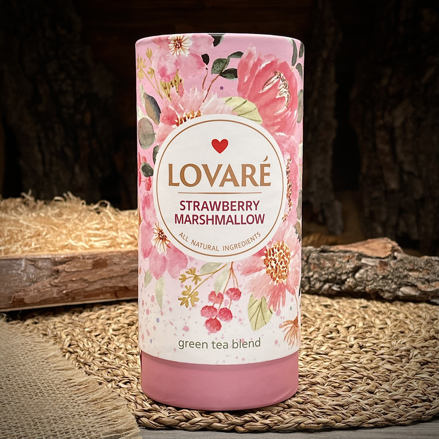 Чай Клубничный Маршмэллоу Lovare 80 гр.