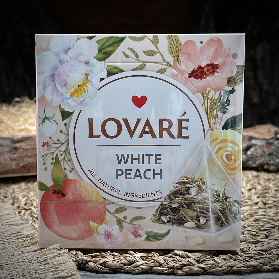 Чай Белый персик Lovare 30гр.