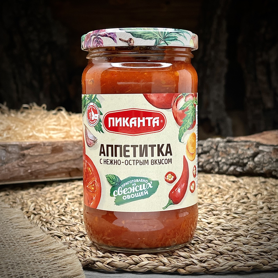 Аппетитка с нежно-острым вкусом Пиканта 360гр.