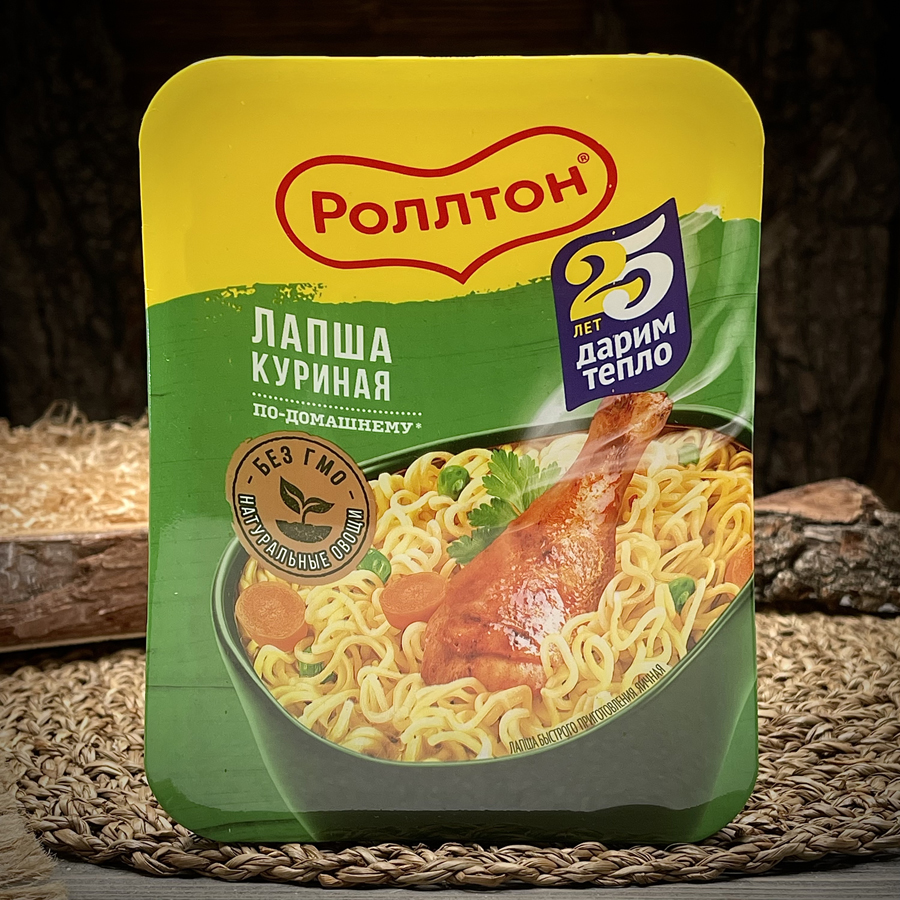Лапша куриная Роллтон По-домашнему