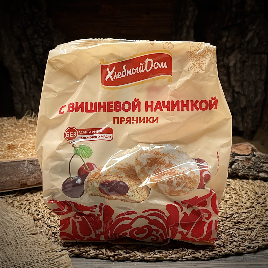 Пряники с вишневой начинкой Хлебный дом