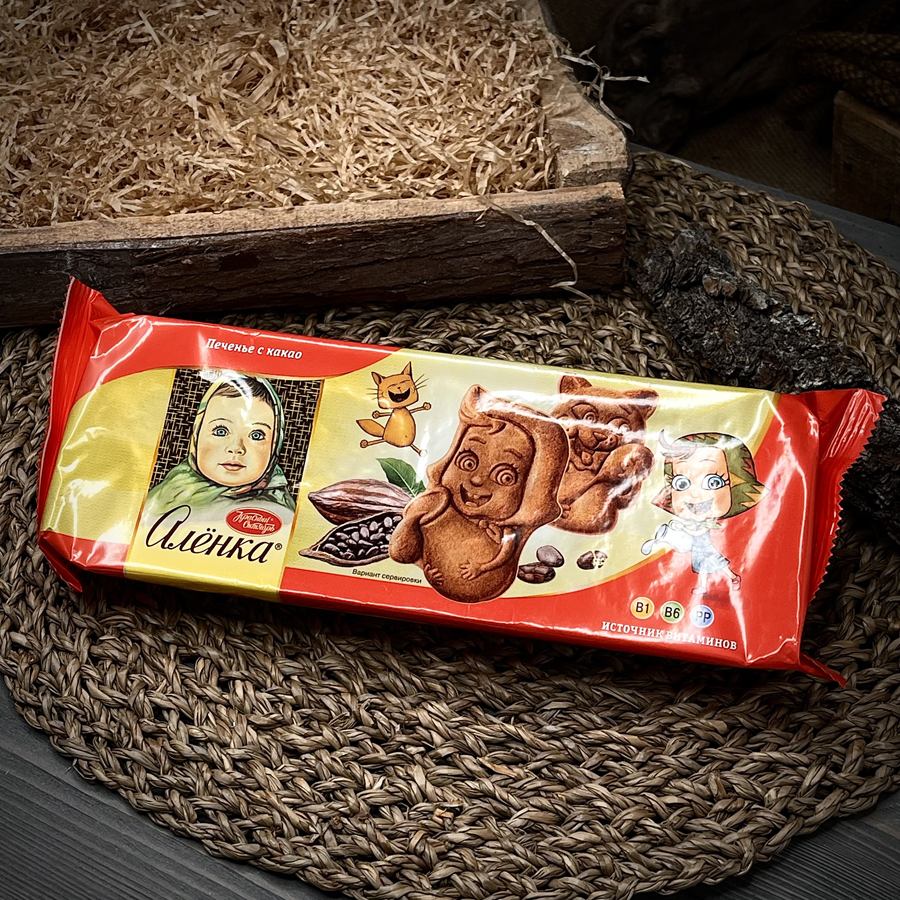 Печенье с какао Аленка Красный Октябрь