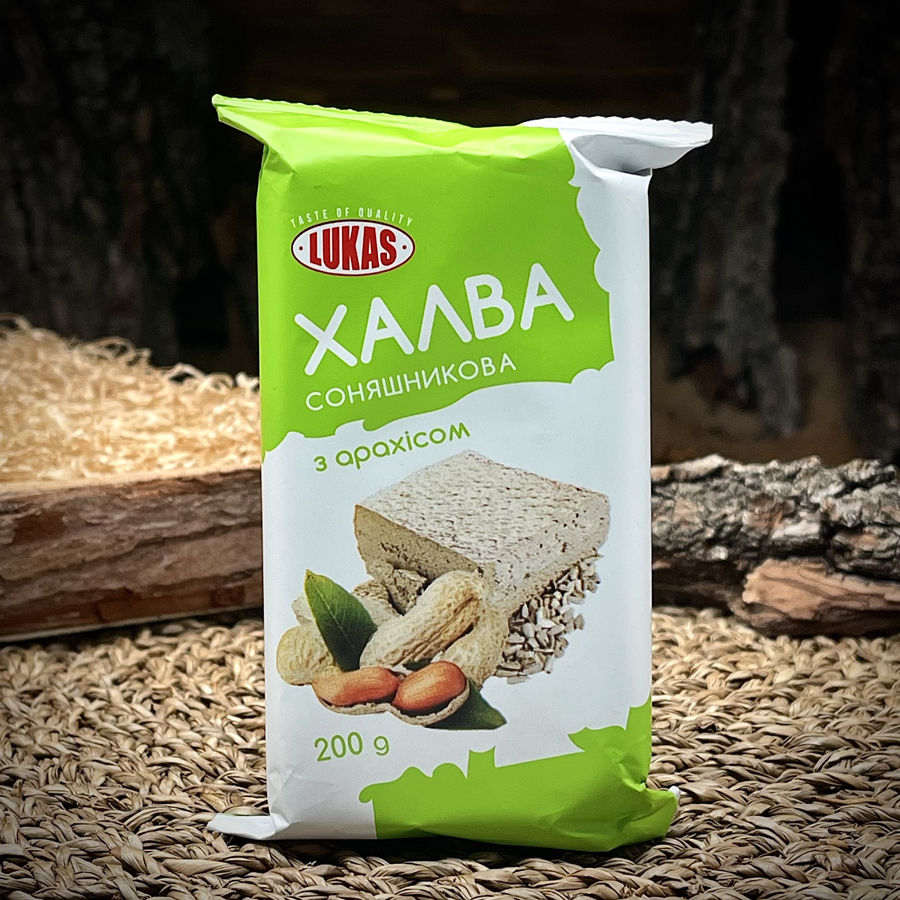 Халва «Соняшникова» с арахисом Lukas