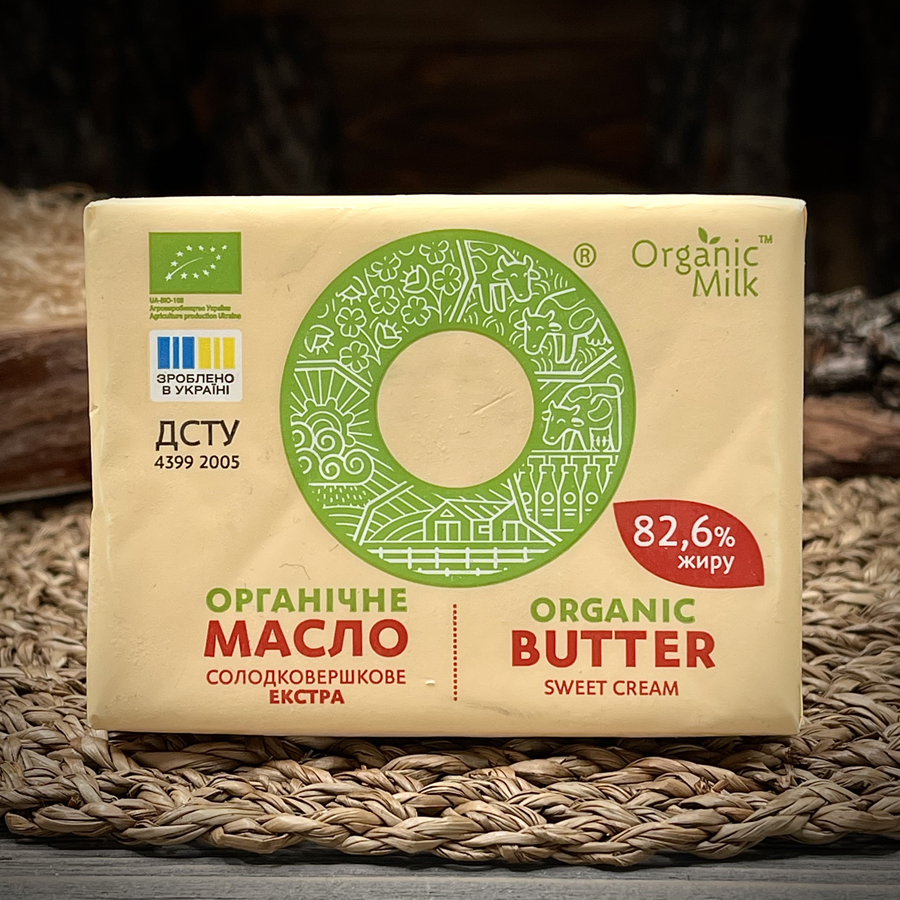 Органическое сливочное масло 82.6% Organic Milk