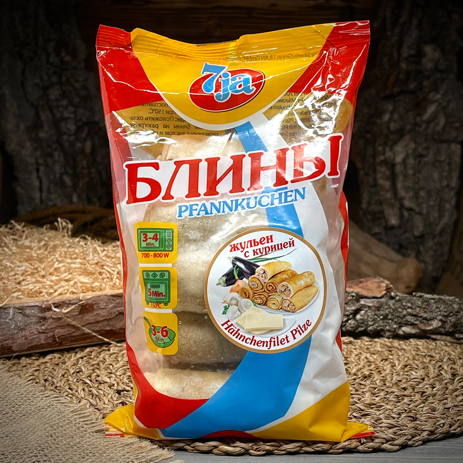Блины "Жульен с курицей "7ja"