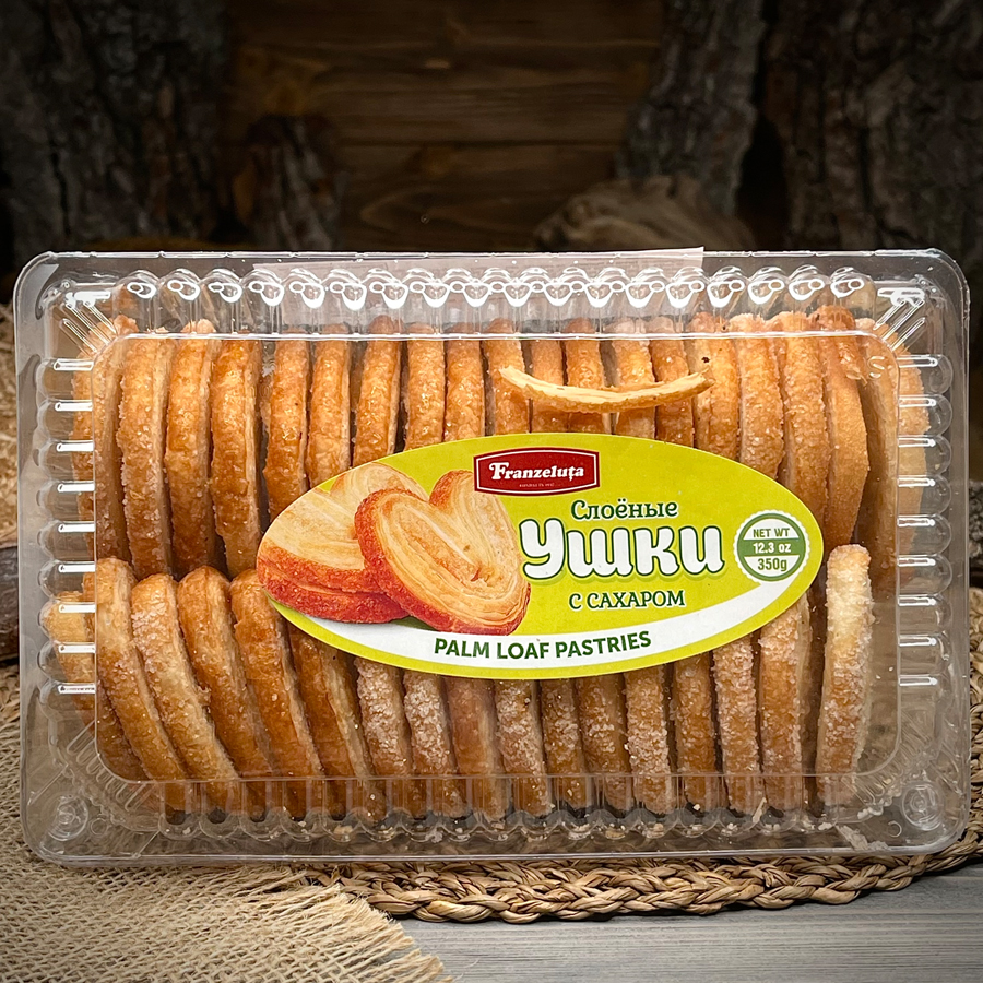Ушки слоеные с сахаром "Franzeluta"