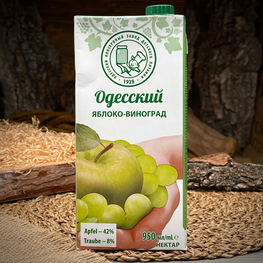 Нектар из яблока и винограда "Одесский"