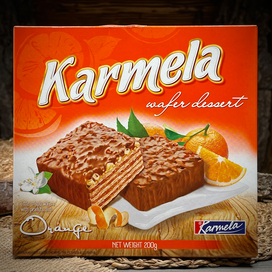 Вафельный торт с апельсином "Karmela"