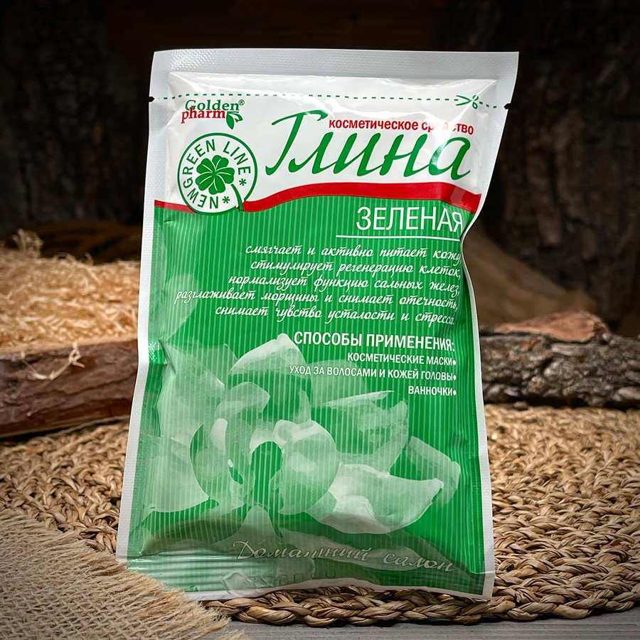 Глина зеленая "Golden pharm"