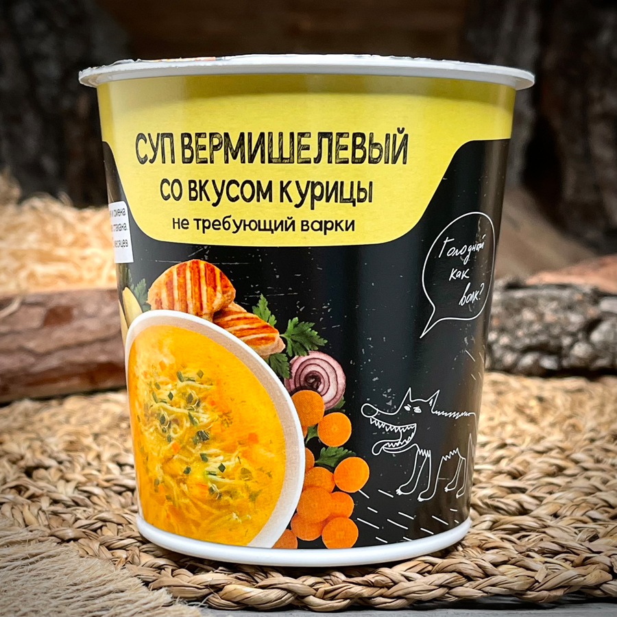 Суп вермишелевый со вкусом курицы "Лидкон"