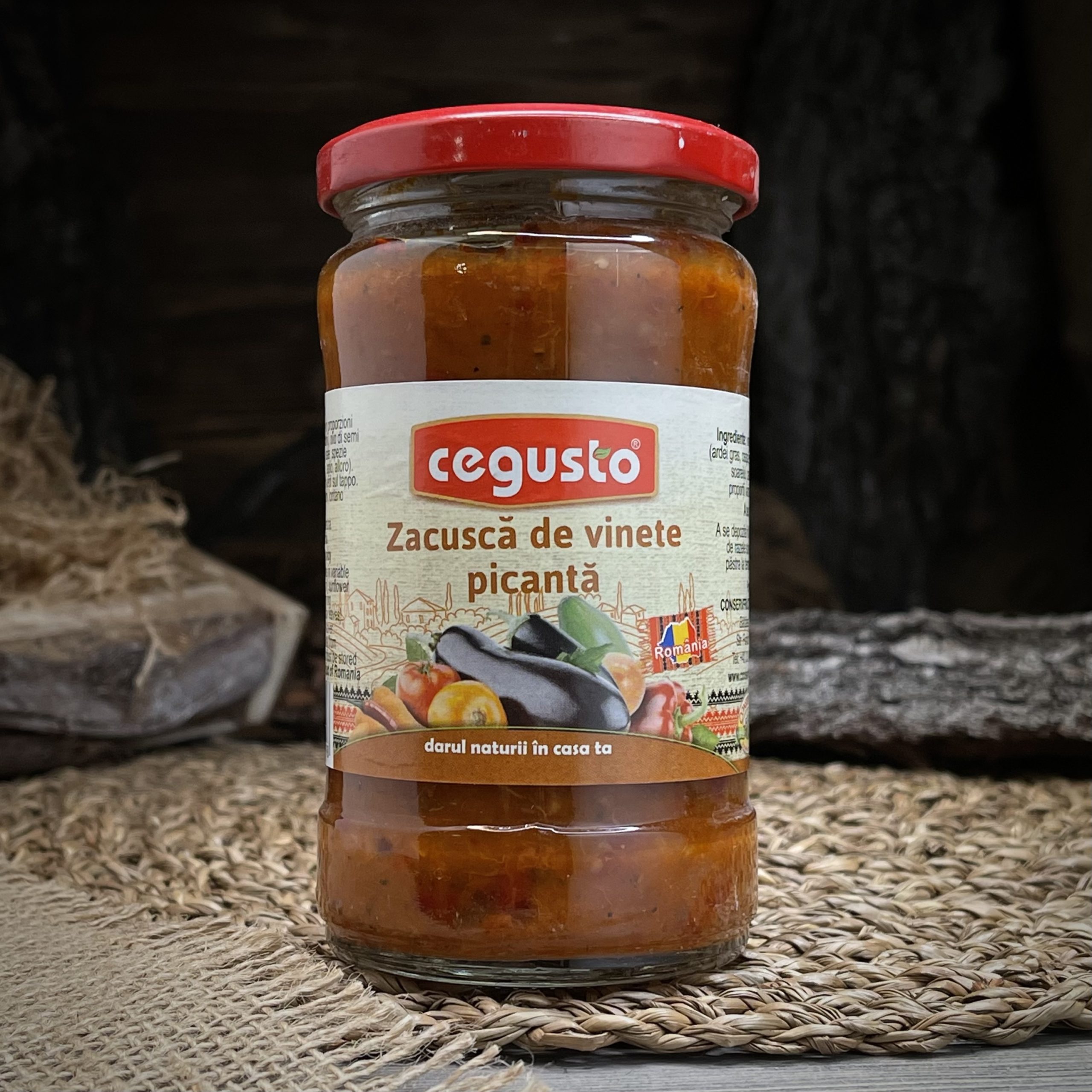 Острая закуска из баклажанов "Cegusto"
