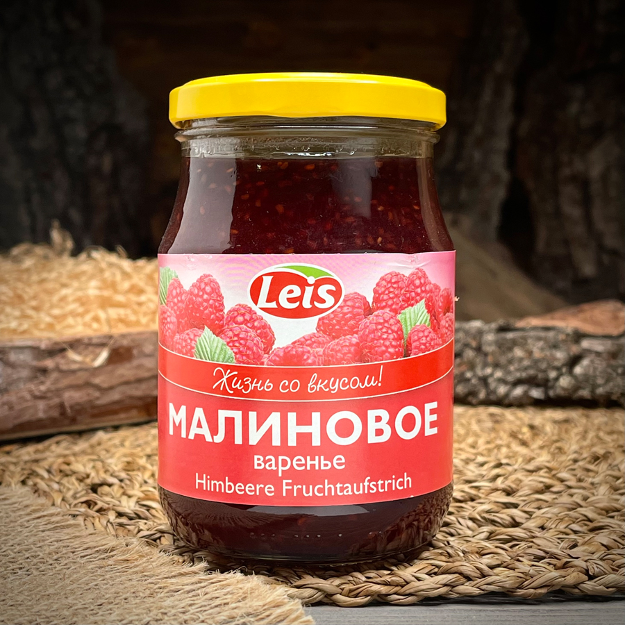 Малиновое варенье "Leis"