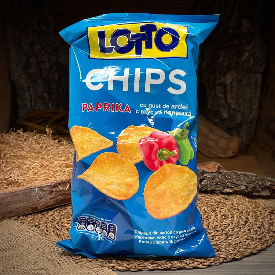 Чипсы с паприкой "Lotto Chips"