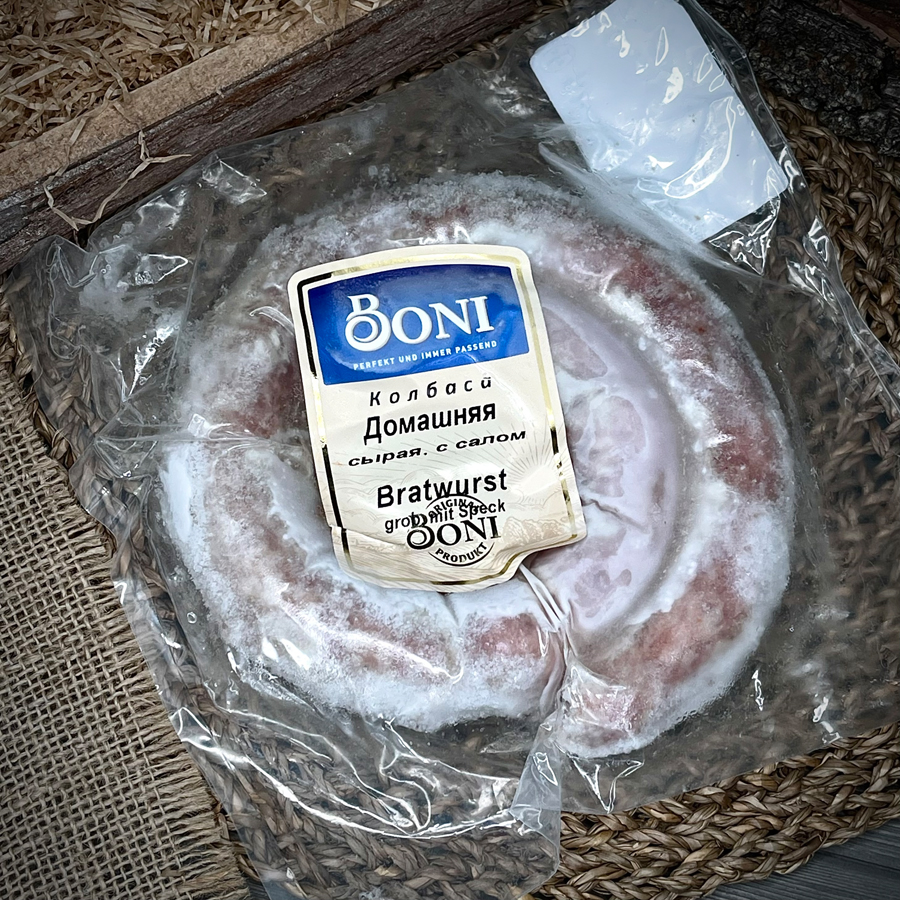 Колбаса с салом домашняя "Boni"