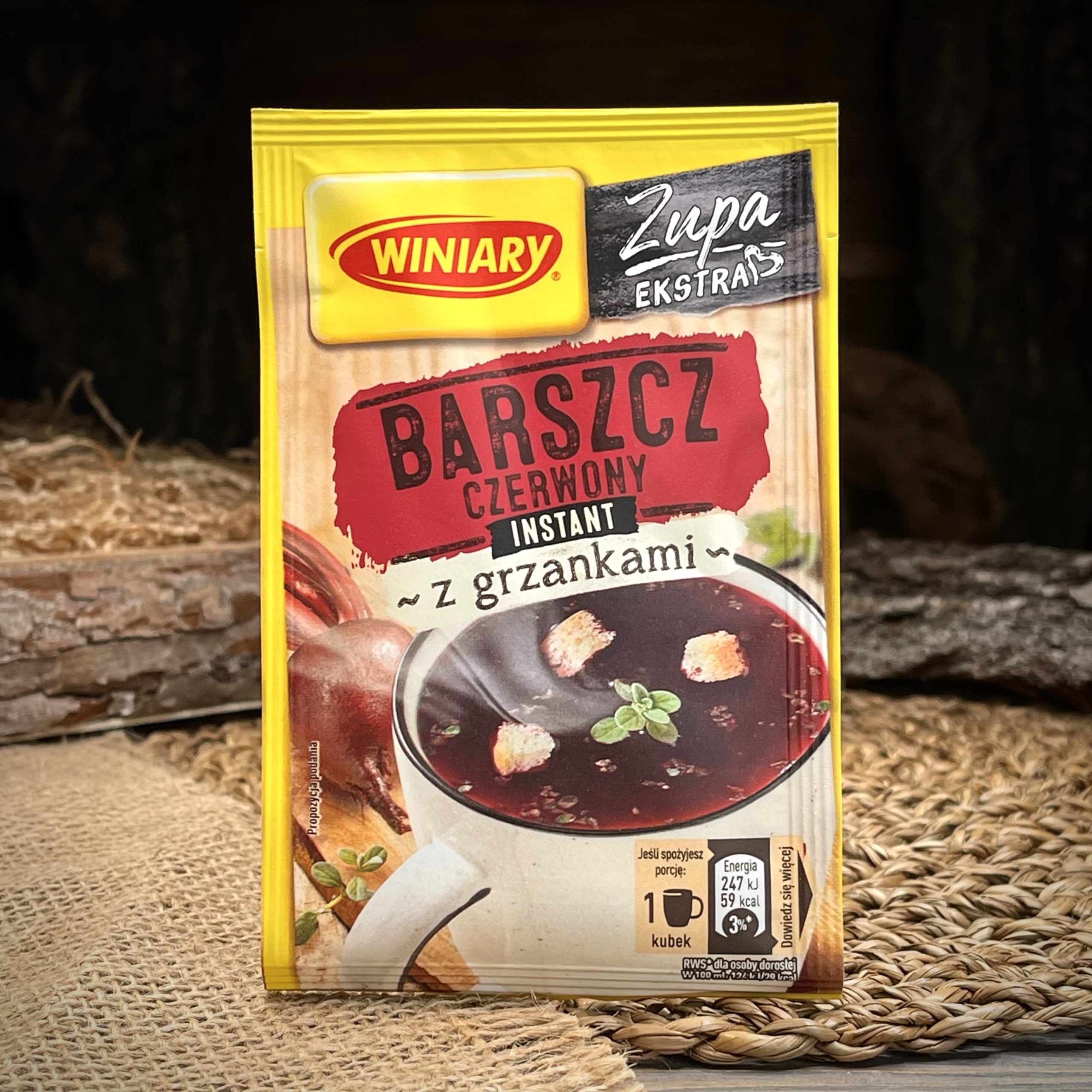 Борщ быстрого приготовления с гренками "Winiary"