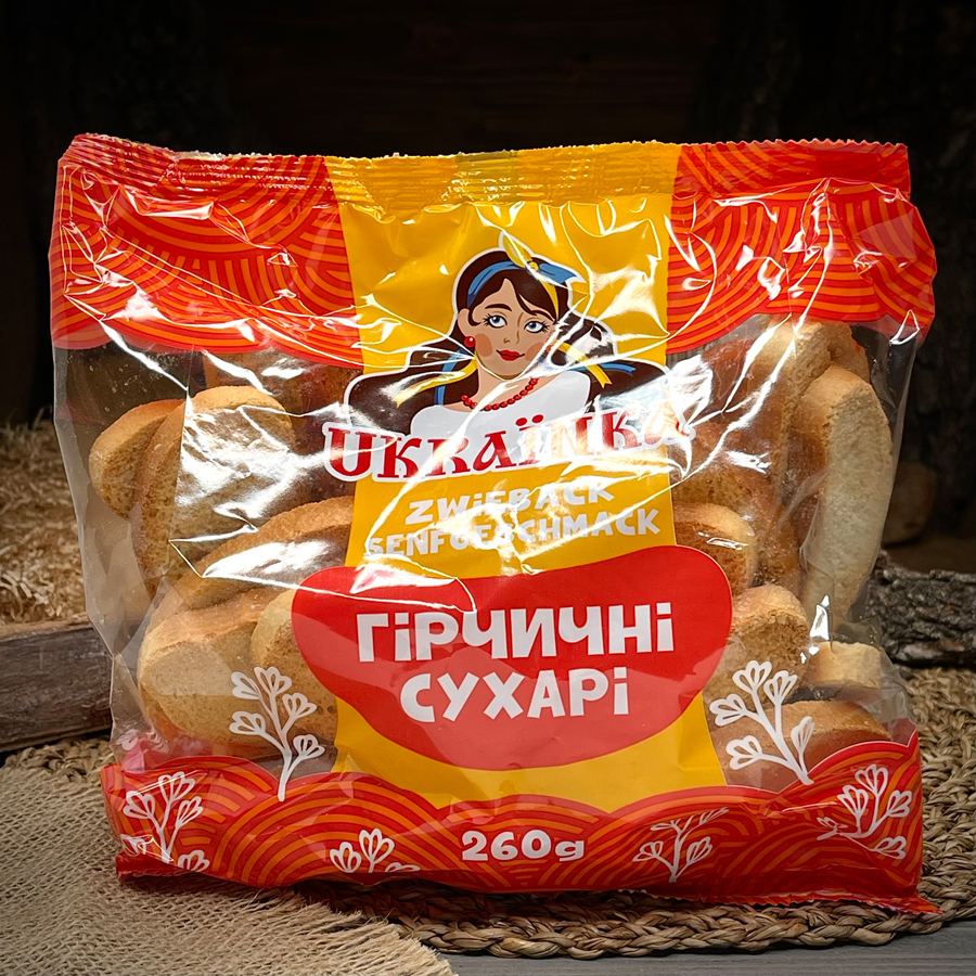 Горчичные сухари "Ukrainka"