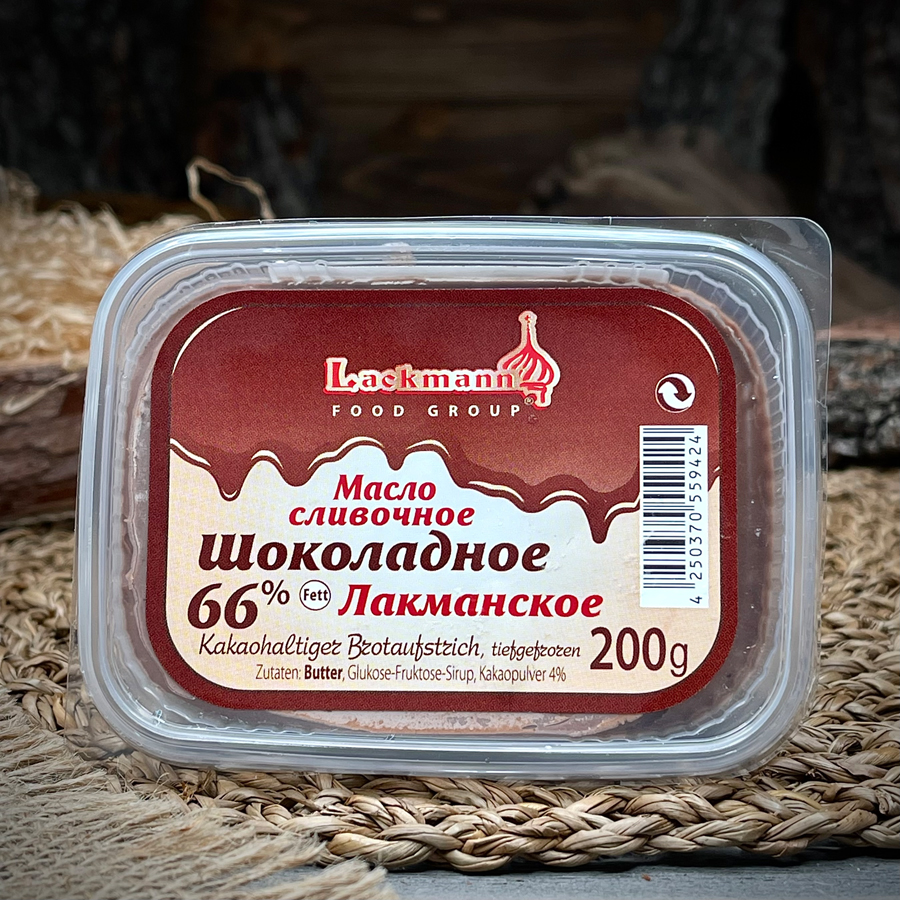 Сливочное шоколадное мороженое "Лакманское"