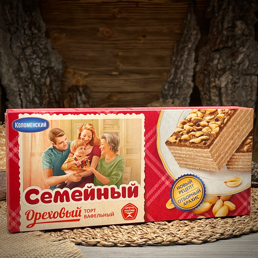 Ореховый вафельный торт "Семейный"