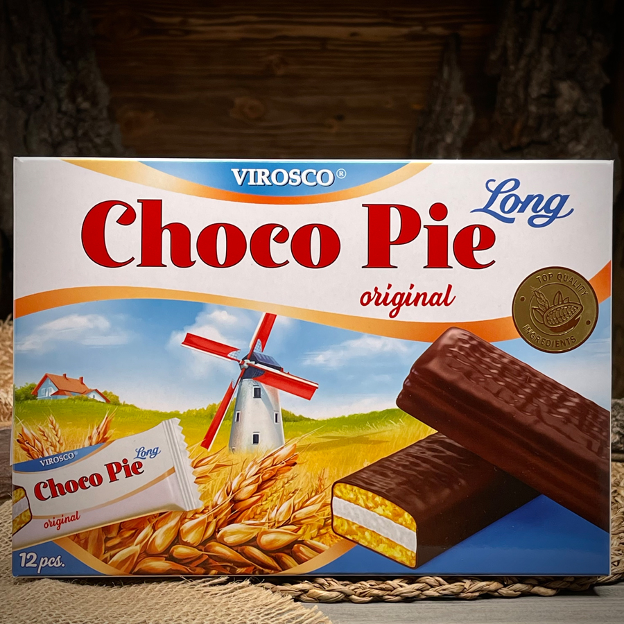Длинное печенье "Choco Pie"