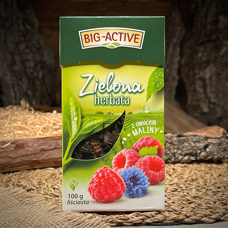 Зелёный чай с малиной "Big Active"