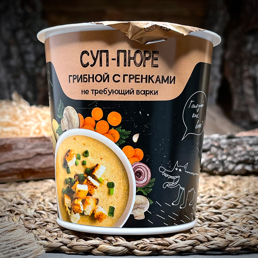 Суп-пюре грибной с гренками "Лидкон"