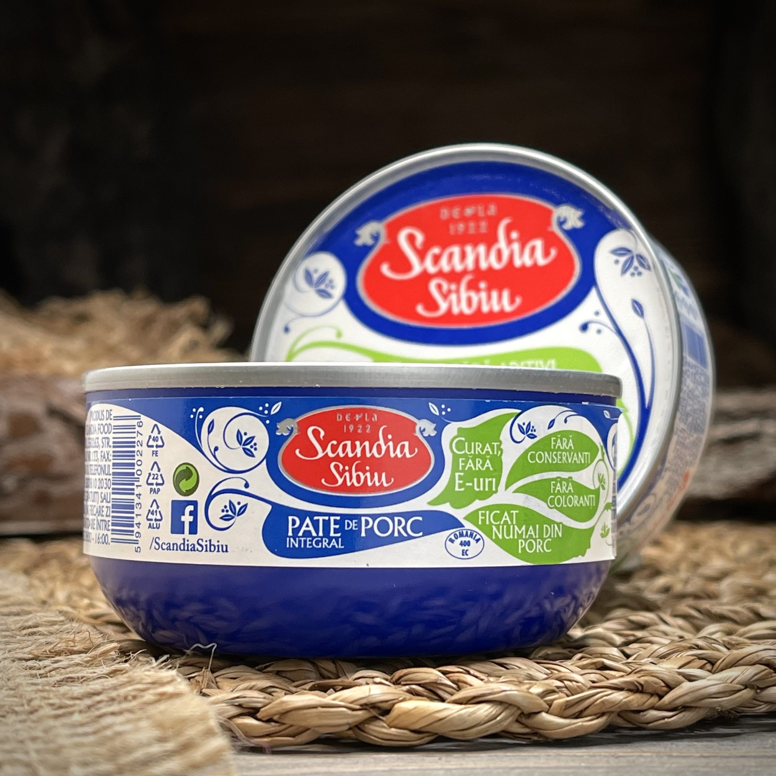 Паштет из свинины "Scandia Sibiu"